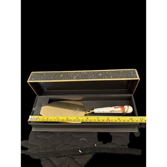 Sara Miller Portmeirion Geese Cake Server Festive Christmas New In Gift Box - Picture 6 of 12